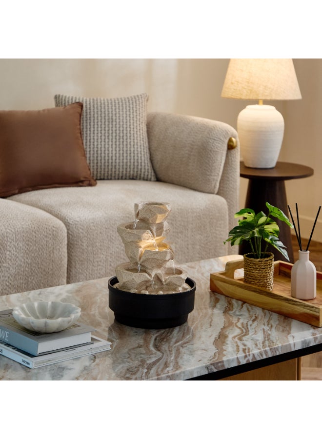 Home Box Nature Fountain with LED Light for Home Decor - Image 4